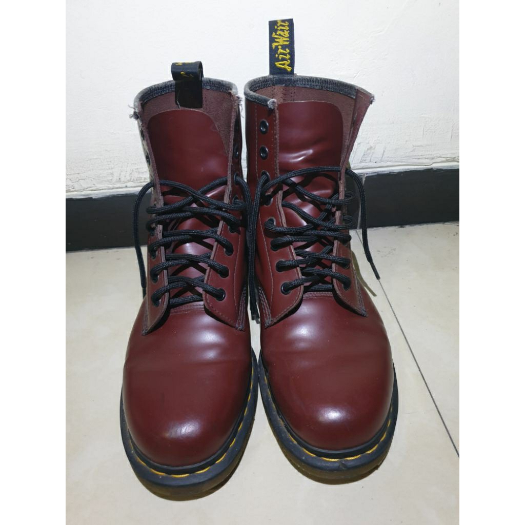 Jual DR MARTENS 1460 CHERRY RED ORIGINAL preloved docmart | Shopee ...