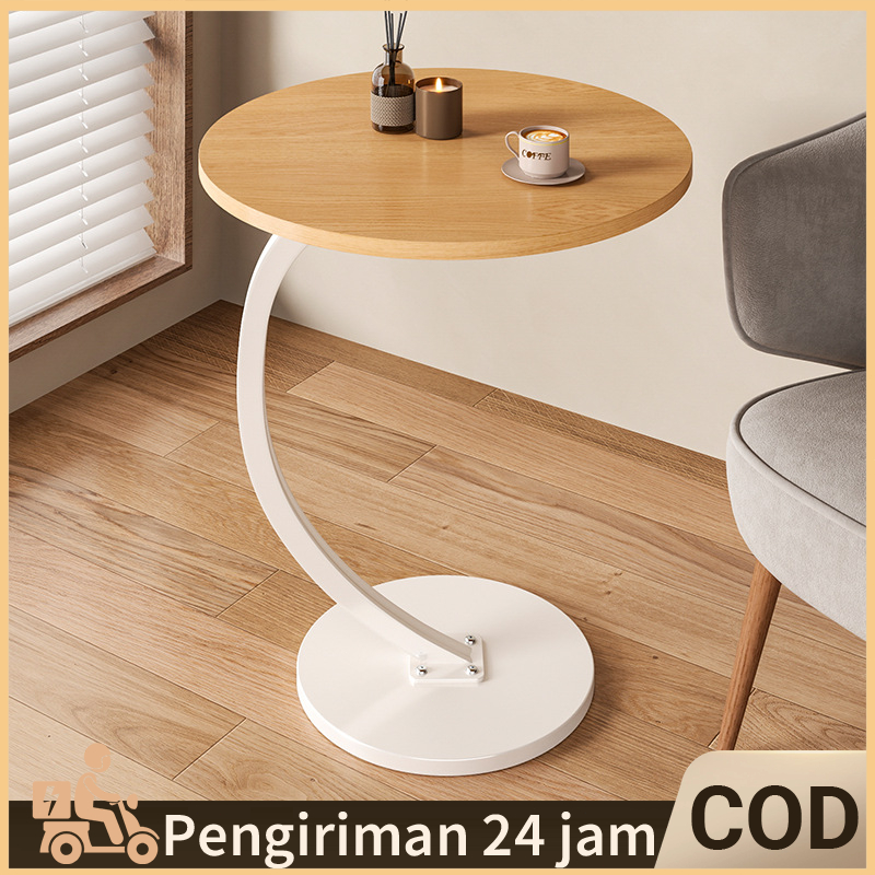 COD Coffe Table Meja Kopi Meja Teh Meja Bulat Meja Tamu Minimalis Samping Meja Tamu Minimalis Ruang Tamu Meja Laptop Portable Meja Sudut Meja Nakas