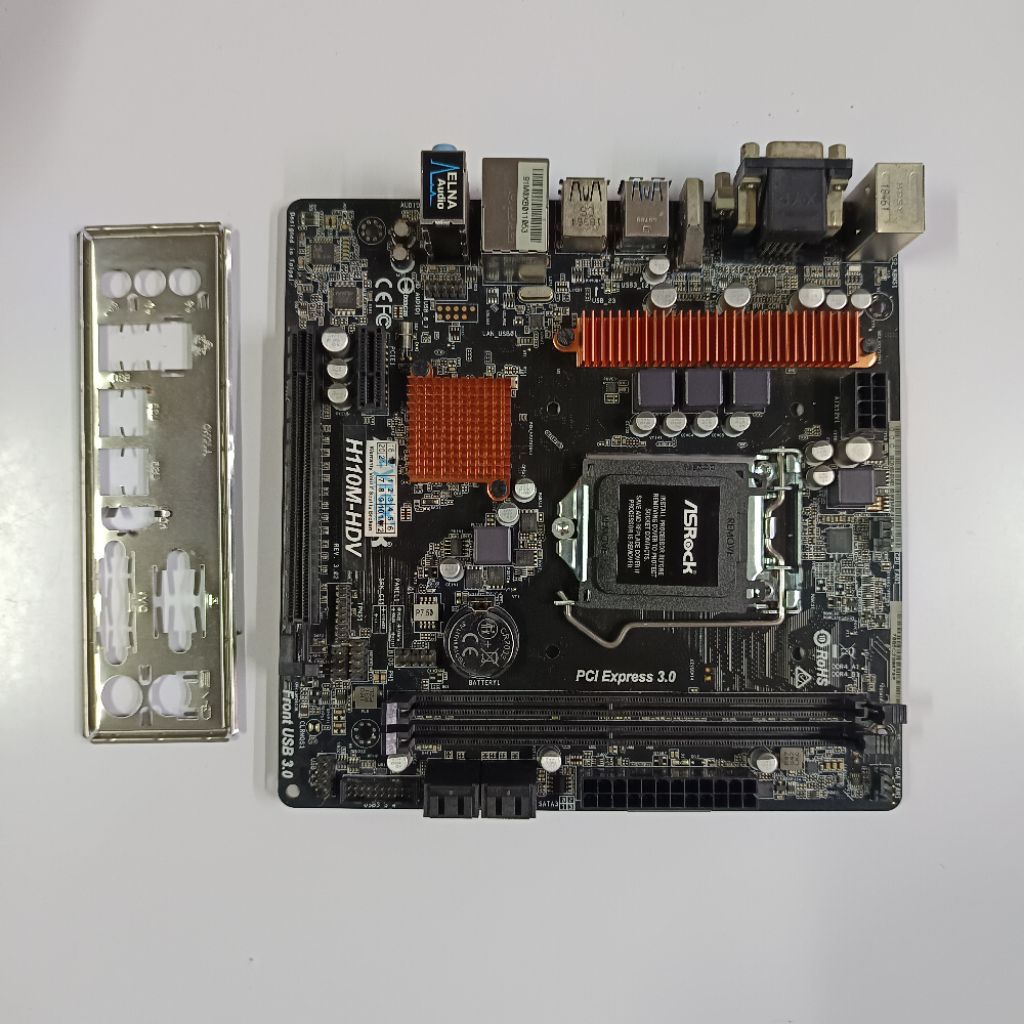 Jual Mainboard Motherboard mini itx Asrock H110M-HDV copotan cpu Zyrex ...