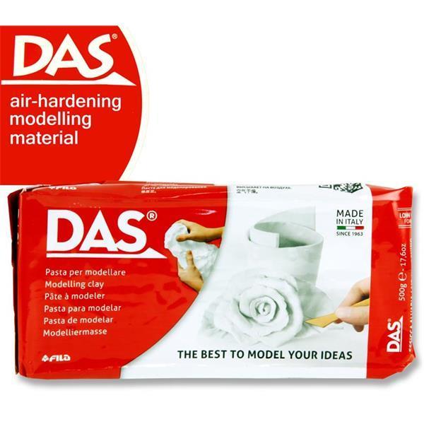 Jual DAS Modelling Clay 500 Gram - Tanah Liat Air Dry White dan ...