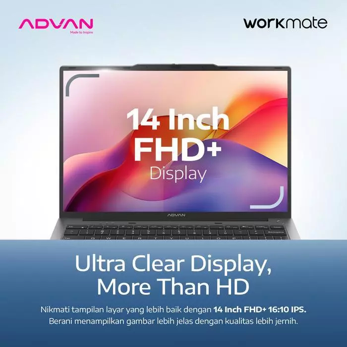 Jual Laptop Advan WorkMate Amd Series Ryzen 5 3500u - Ram 8GB 256GB ...