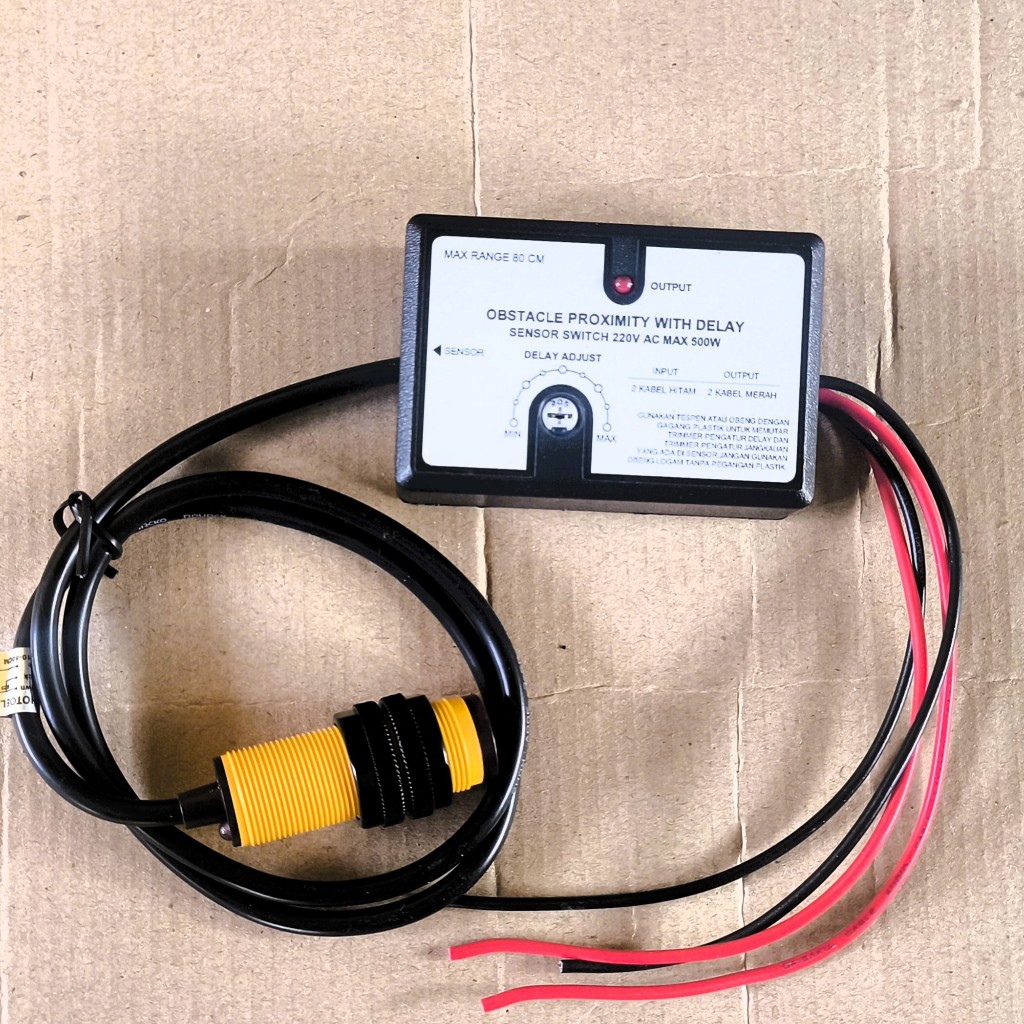 Jual Saklar Sensor Proximity dengan Delay 220V AC deteksi Orang Benda ...