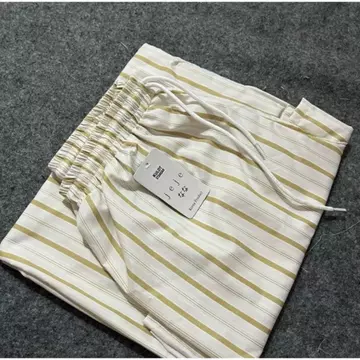 Everyday Strip Pants Salur Motif Besar Celana Panjang Baggy Kantor Kuliah Kulot Salur Highwaist