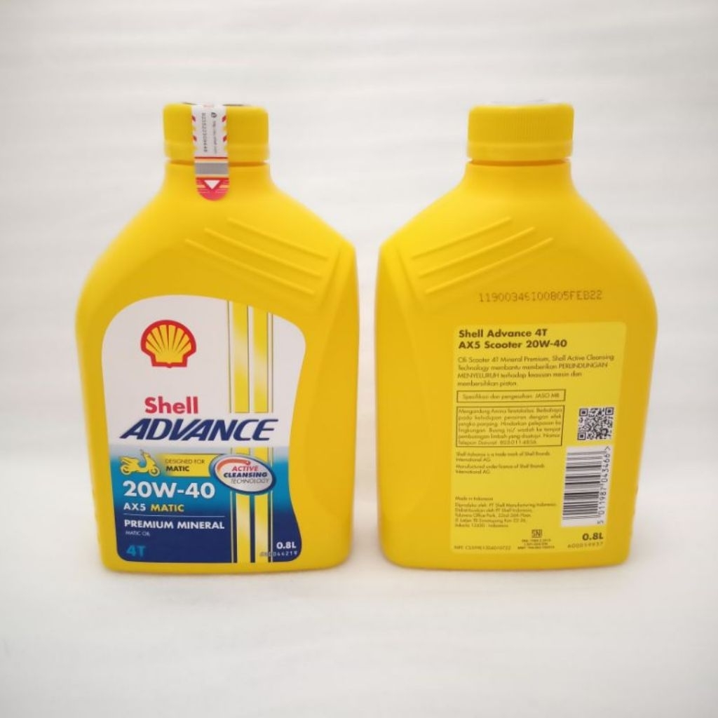 Jual Shell Advance AX5 Matic 800ml - Oli Motor Minyak 20w-40 | Shopee ...