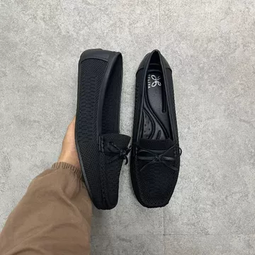 SEPATU Flat Loafer Wanita 1cm Rajut Breathable Slip On Ringan Anti Slip Casual