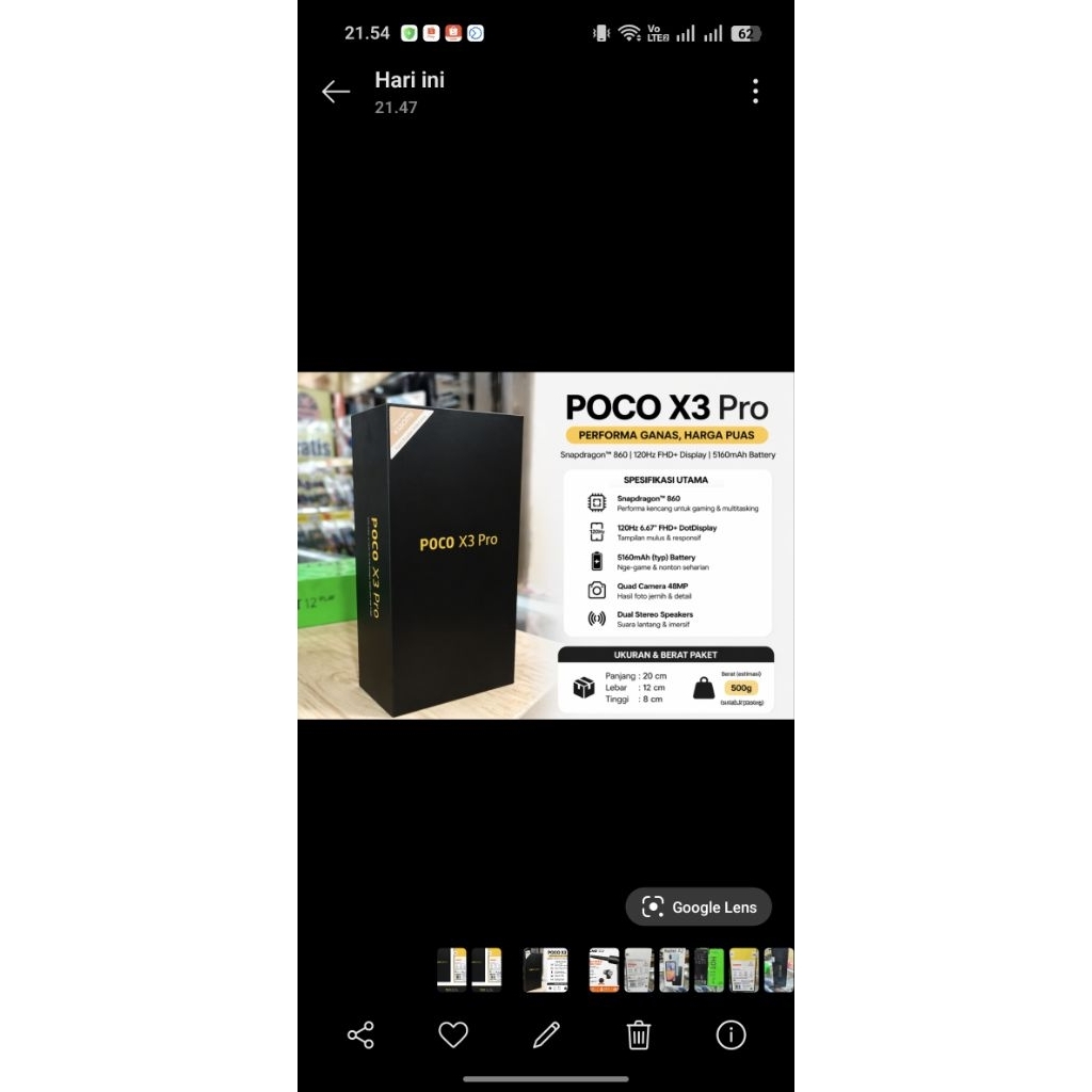 Jual Dus Box POCO X3 Pro Original 8GB/256GB Phantom Black | Shopee ...