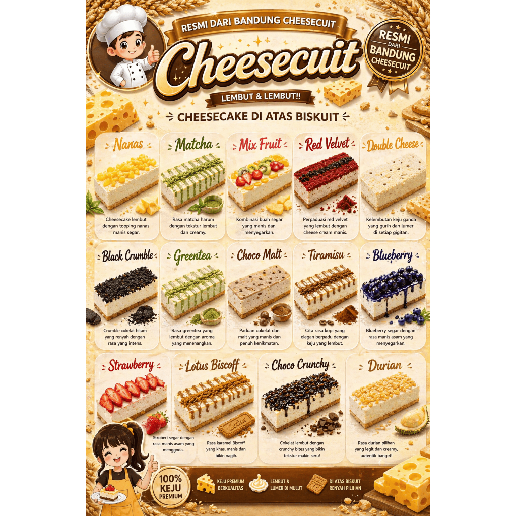 Jual Cheesecuit Bandung Terlengkap & Harga Terbaru Juli 2026 | Shopee ...