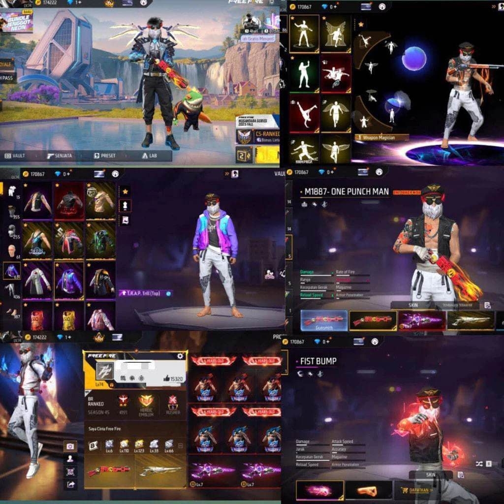 Jual Akun Free Fire Sultan Max Evogun - Terpercaya, Termurah, Aman ...
