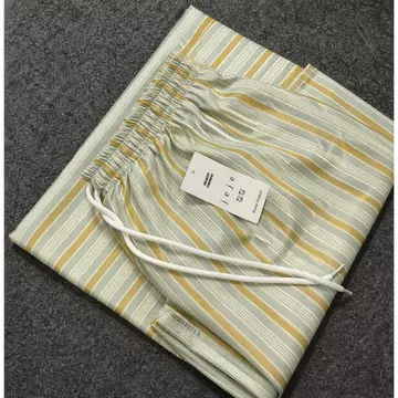 Everyday Strip Pants Salur Motif Besar Celana Panjang Baggy Kantor Kuliah Kulot Salur Highwaist