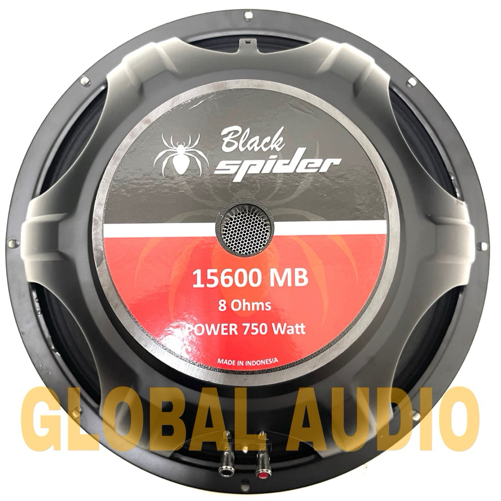 Jual Promo 2Pcs Speaker Komponen Black Spider BS 15600 MB 15inch ...