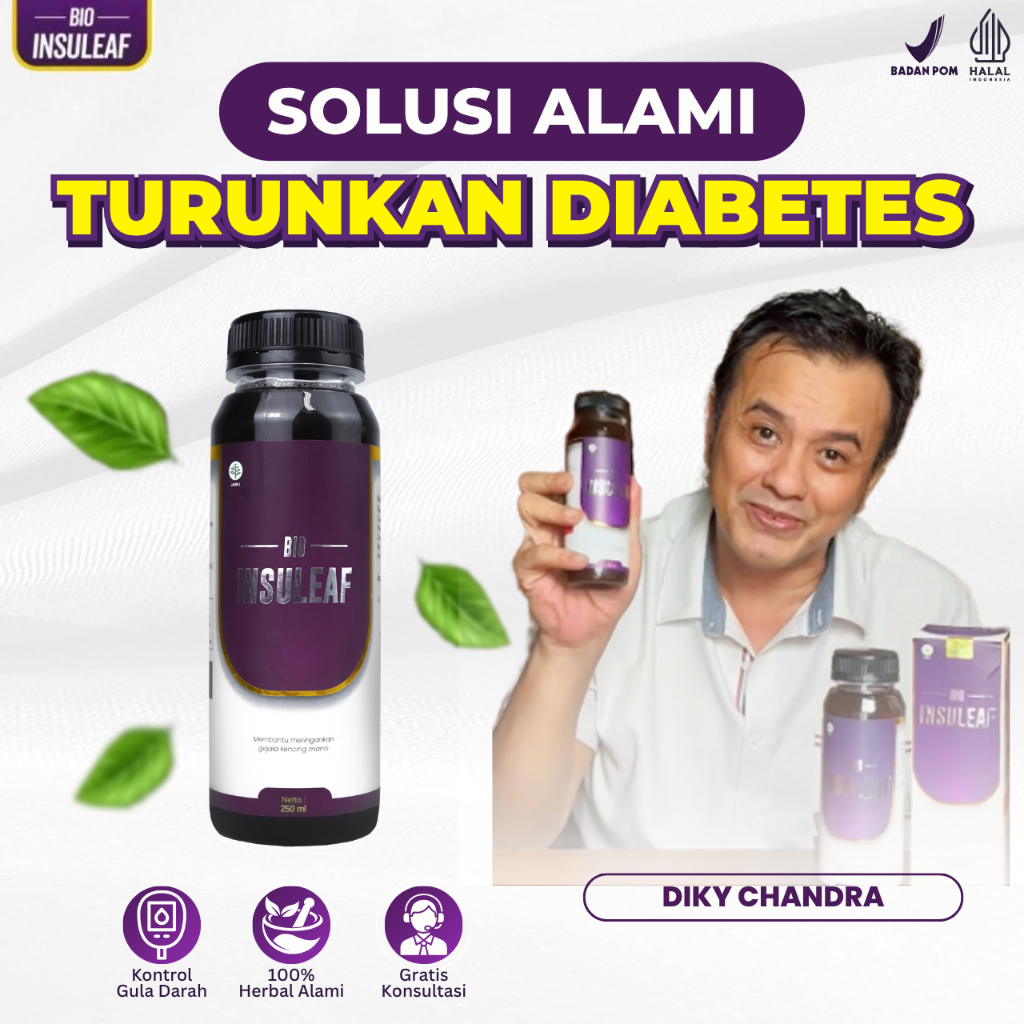Bio Insuleaf Store Herbal Diabetes 1 Botol