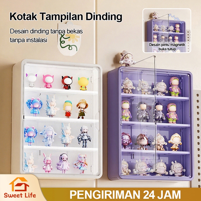 Jual COD Sweet Life_ Rak Display Mainan Gantung/ Kotak Buta Display Box ...