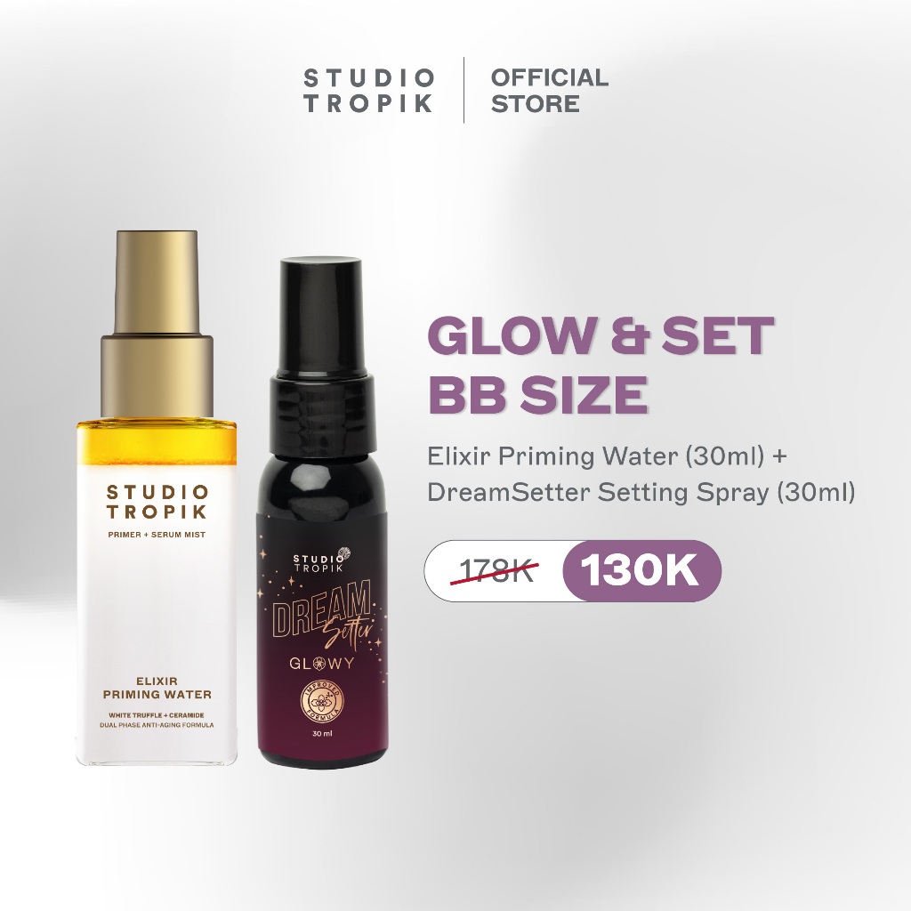 Jual [Glow & Set Bundle] Studio Tropik Elixir Priming Water ...