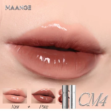 2 PCS Set Jelly Ink Lip Stain Make Up Lip Tint Glossy Plumppy Satin Glow Lip Tint 24 Warna MG