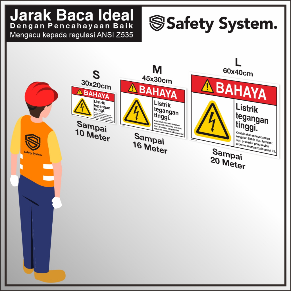 Jual Safety Sign Rambu K3 Pelat PVC Custom Desain Request Sesuai ...