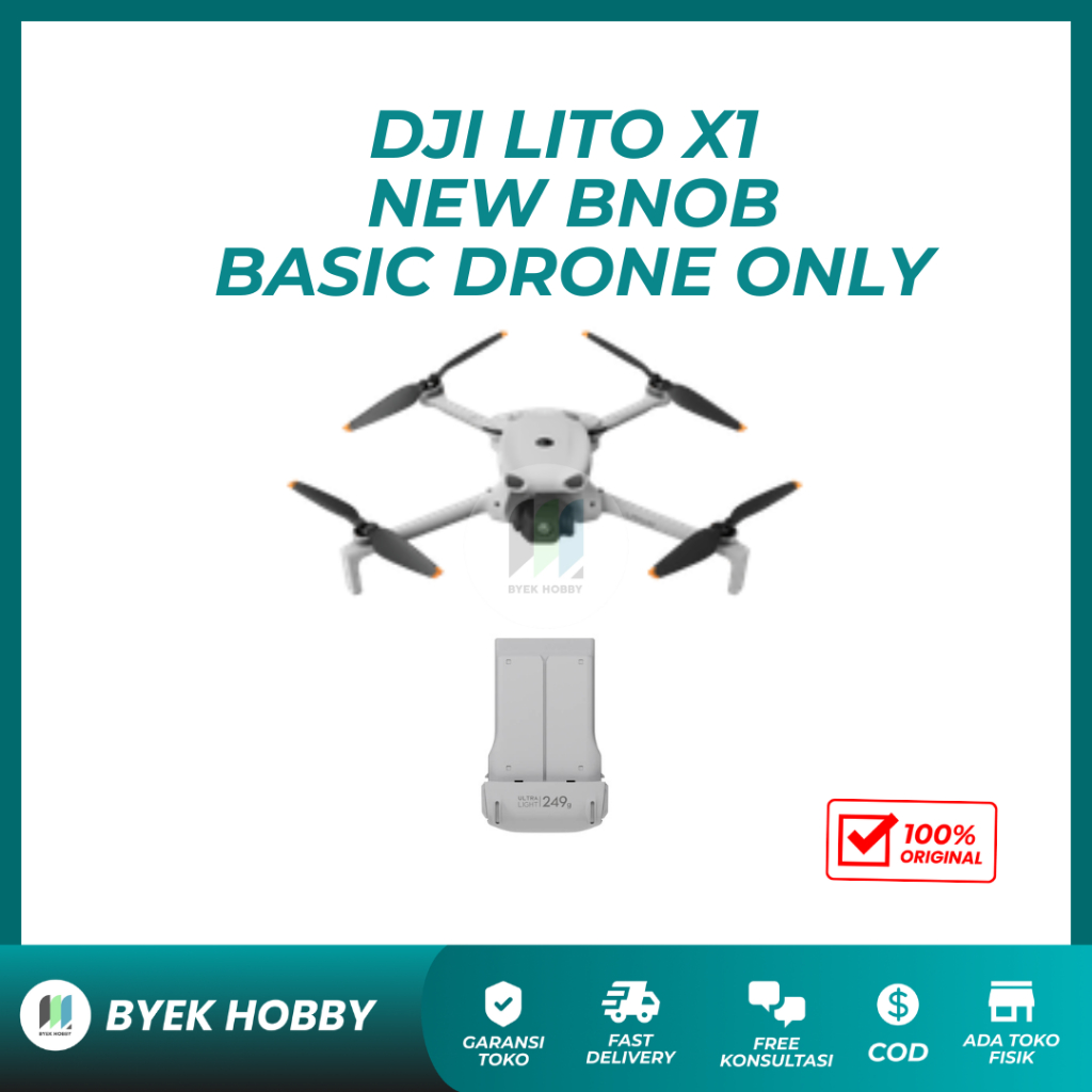 Jual Original DJI Lito X1 Basic Drone Only New BNOB (249 g, ActiveTrack ...