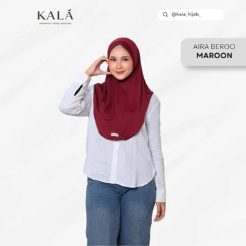 KALAHIJAB Aira Bergo All Size (SoftPad) Hijab Bergo Instan Breathable Spandex Hijab Daily Nyaman