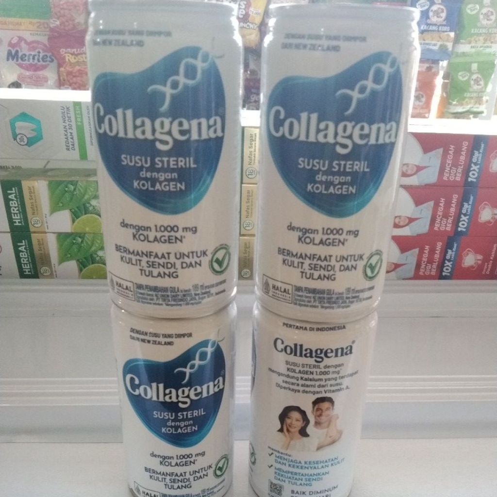 Jual Collagena Susu Steril Kolagena 189 ml.Untuk Kulit,Sendi Dan Tulang ...