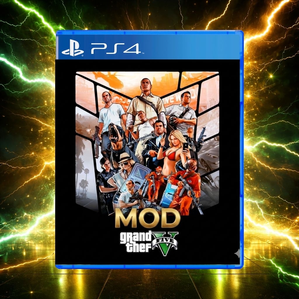 Jual GTA V MOD {GRAND THEFT AUTO V MOD} – Game PS4 HEN Digital (Format ...