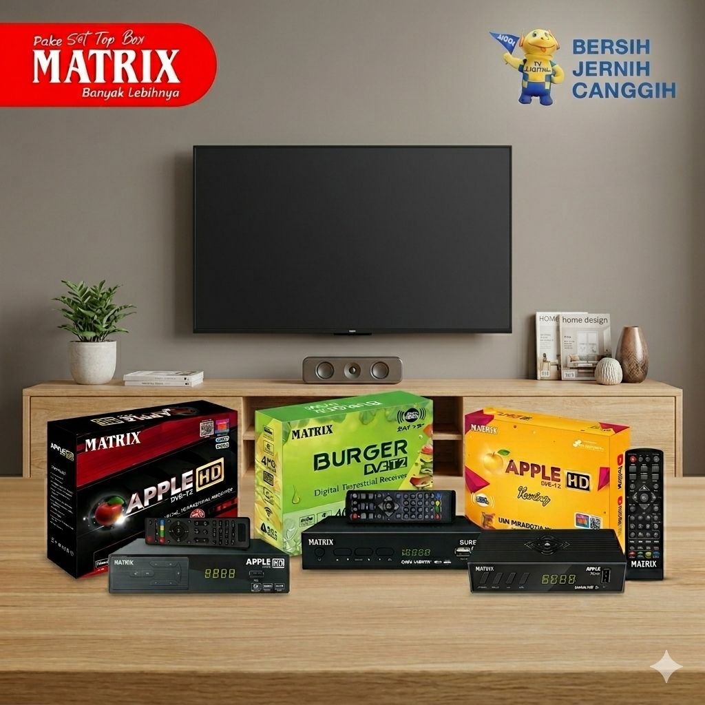 Jual Set Top Box TV Digital Matrix HD DVB-T2 | Shopee Indonesia