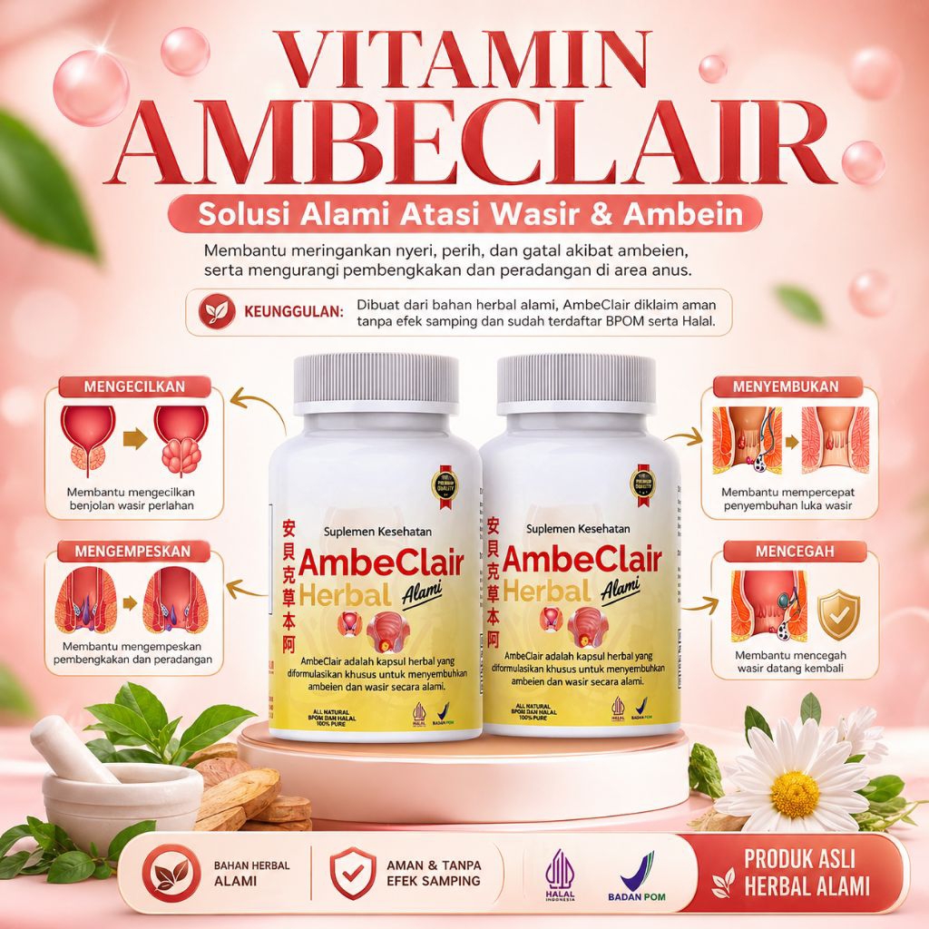 AMBECLAIR-SOLUSI-MEREDAKAN (WASIR & AMBEIEN)KRONIS
