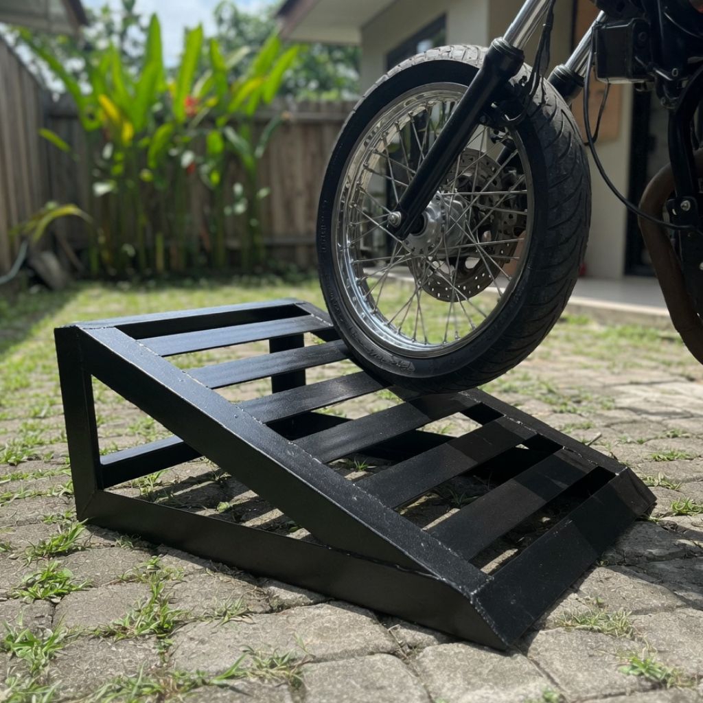 Jual Tanjakan Ramp Ban Motor Mobil Besi - Tanjakan Ban Portable Mobil ...