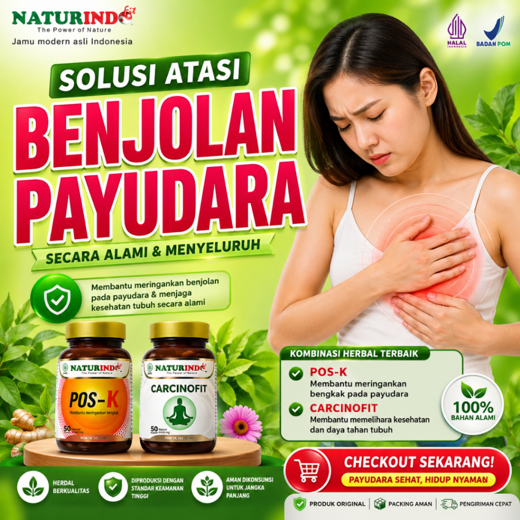 Carcinofit Obat Benjolan Payudara Herbal Kanker Tumor Payudara Bengkak Pria Dan Wanita Fam Naturindo