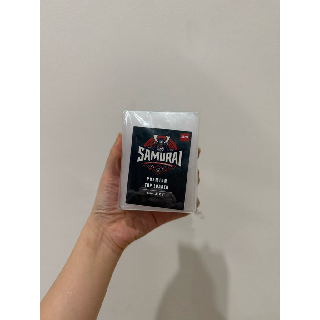 Jual Samurai Top Loader 3”X 4” ISI 25 pcs TCG POKEMON MTG One Piece ...