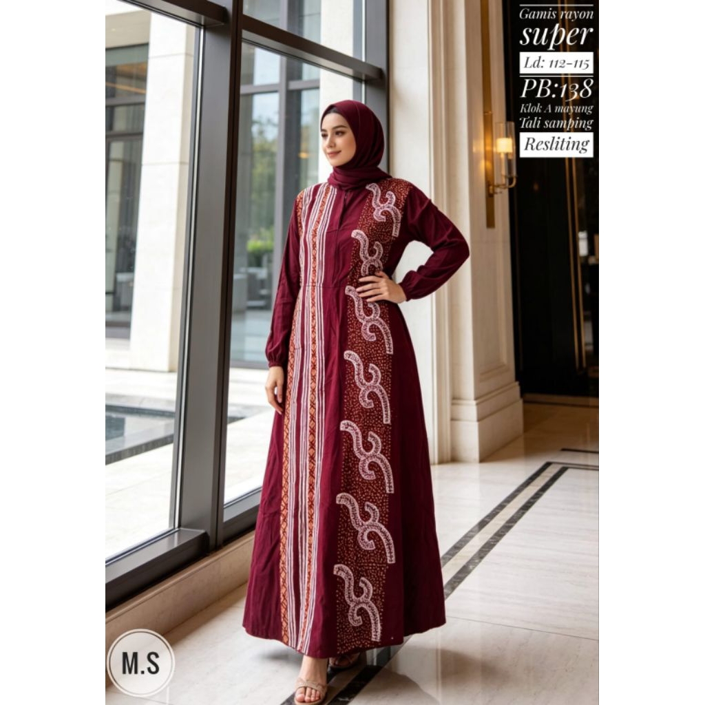 Gamis Rayon Super Gamis Rayon Cap Shopee 8