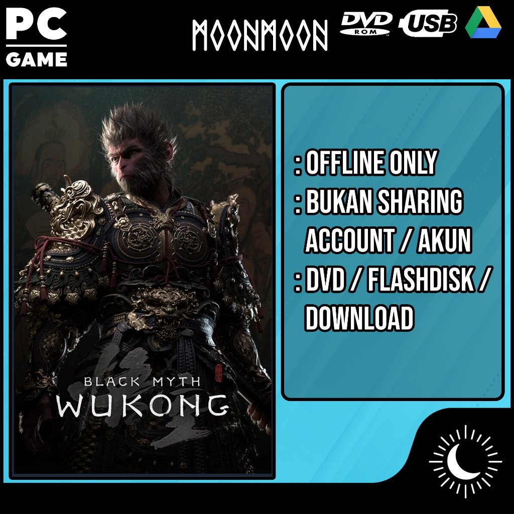 Jual Black Myth Wukong Deluxe Edition Full DLCs Game PC Laptop Termurah ...