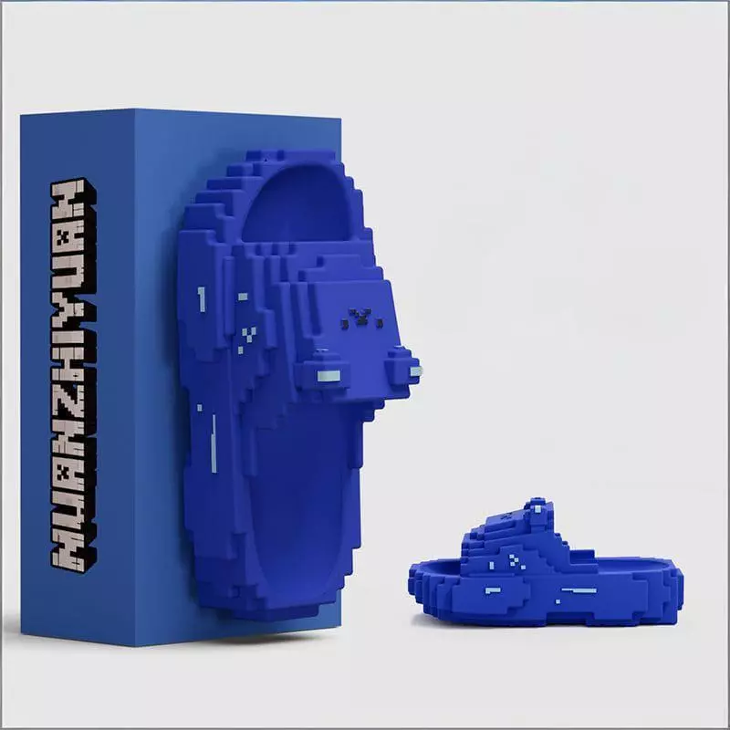 Foto 9 Sandal Anak Minecraft Lucu, Sandal Stylish Nyaman untuk Anak Laki-Laki Perempuan | 012