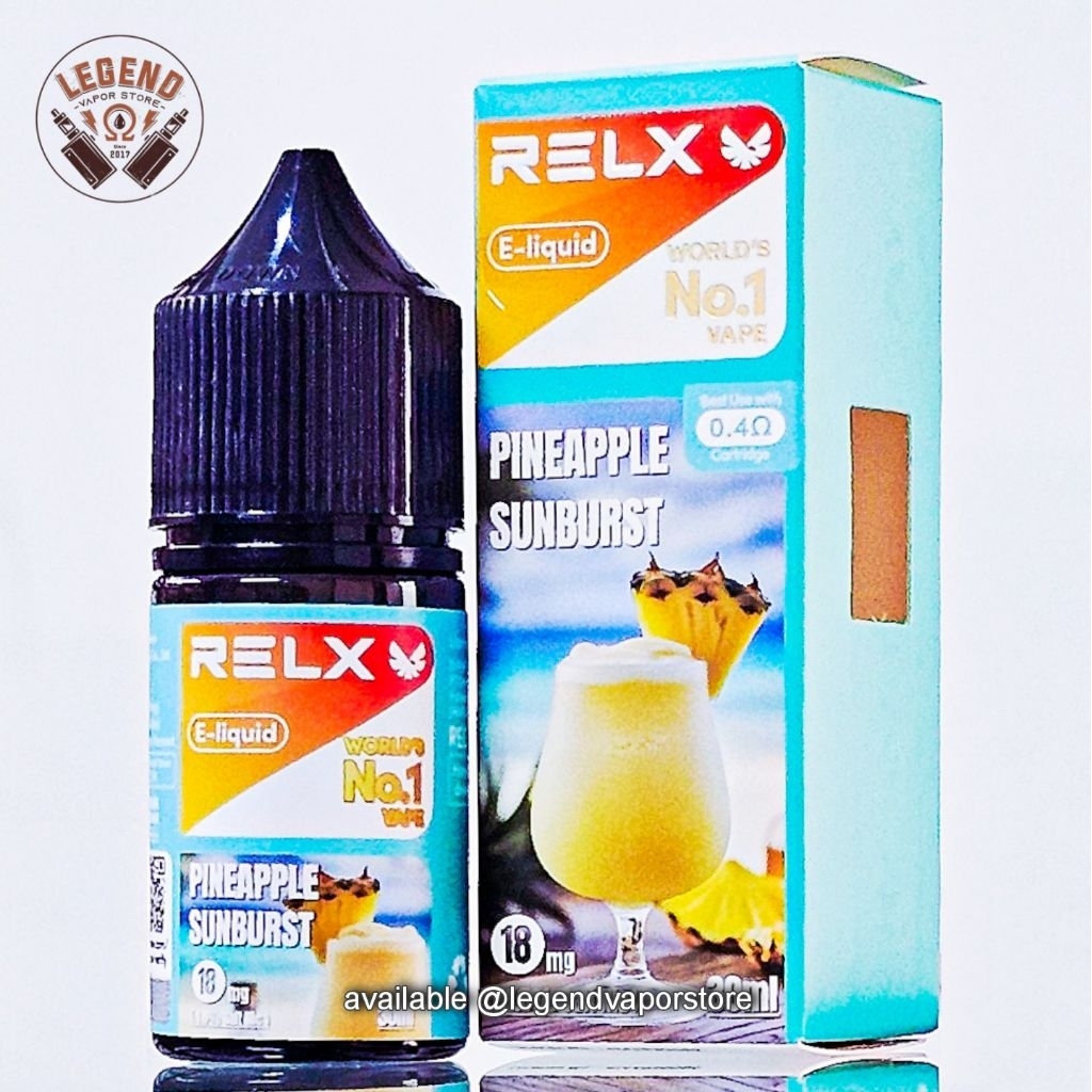Jual SALT NIC - LIQUID RELX Pineapple Sunburst 30ML 30MG AUTHENTIC ...