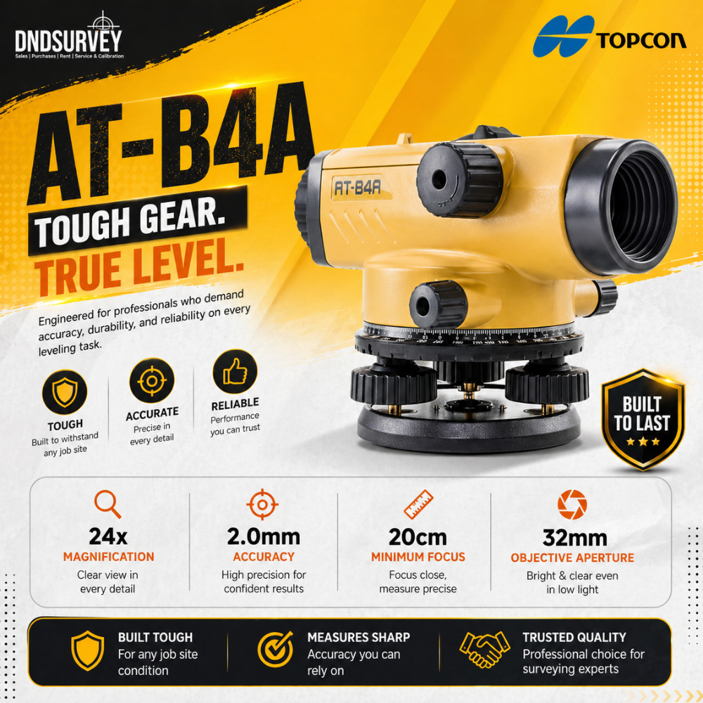 Jual Waterpass Auto Level Topcon ATB4A ATB4 + Tripod + Rambu Ukur ...