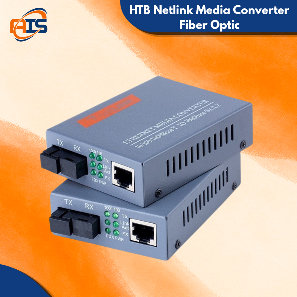 Jual HTB Gigabit HTB-GS-03 NETLINK Media Converter Fiber Optic Gigabit ...