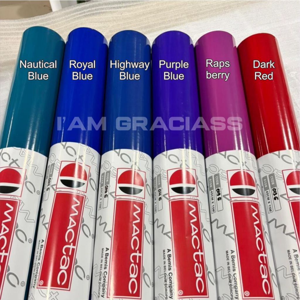Jual Sticker glossy roll 15meter Mactac mengkilap untuk wrapping motor ...