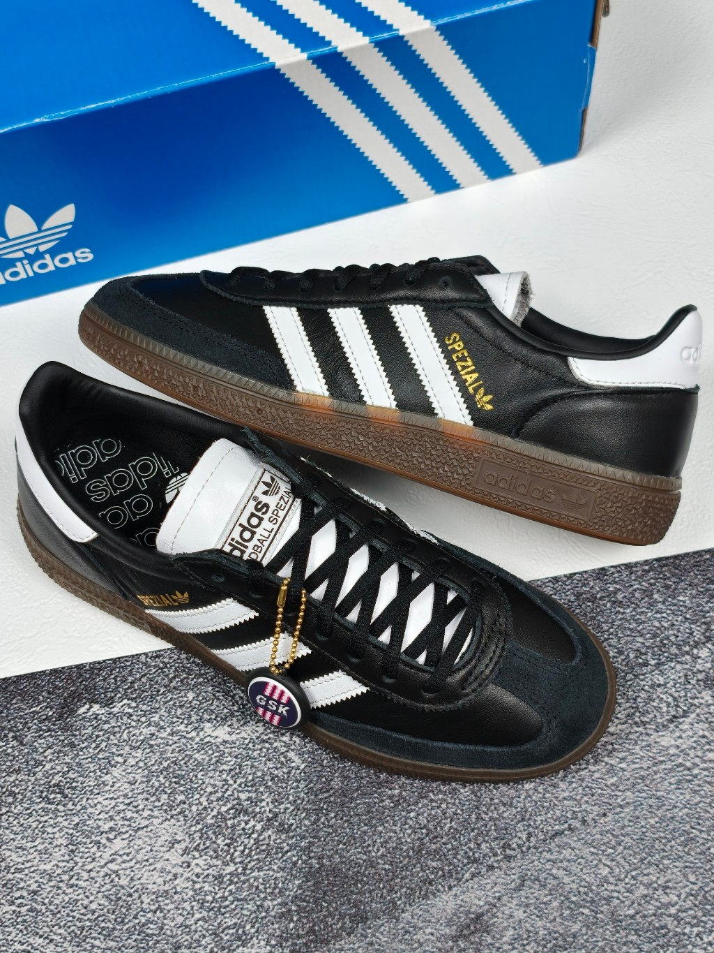 Jual Adidas Handball Spezial Leather Black Original - IE3402 | Shopee ...