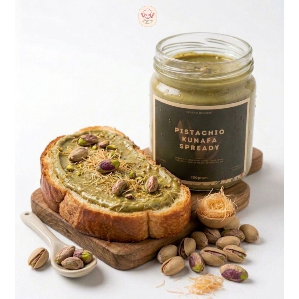 Jual KEMASAN BARU UKURAN JAR 250ML Selai Pistachio Kunafa Kacang ...