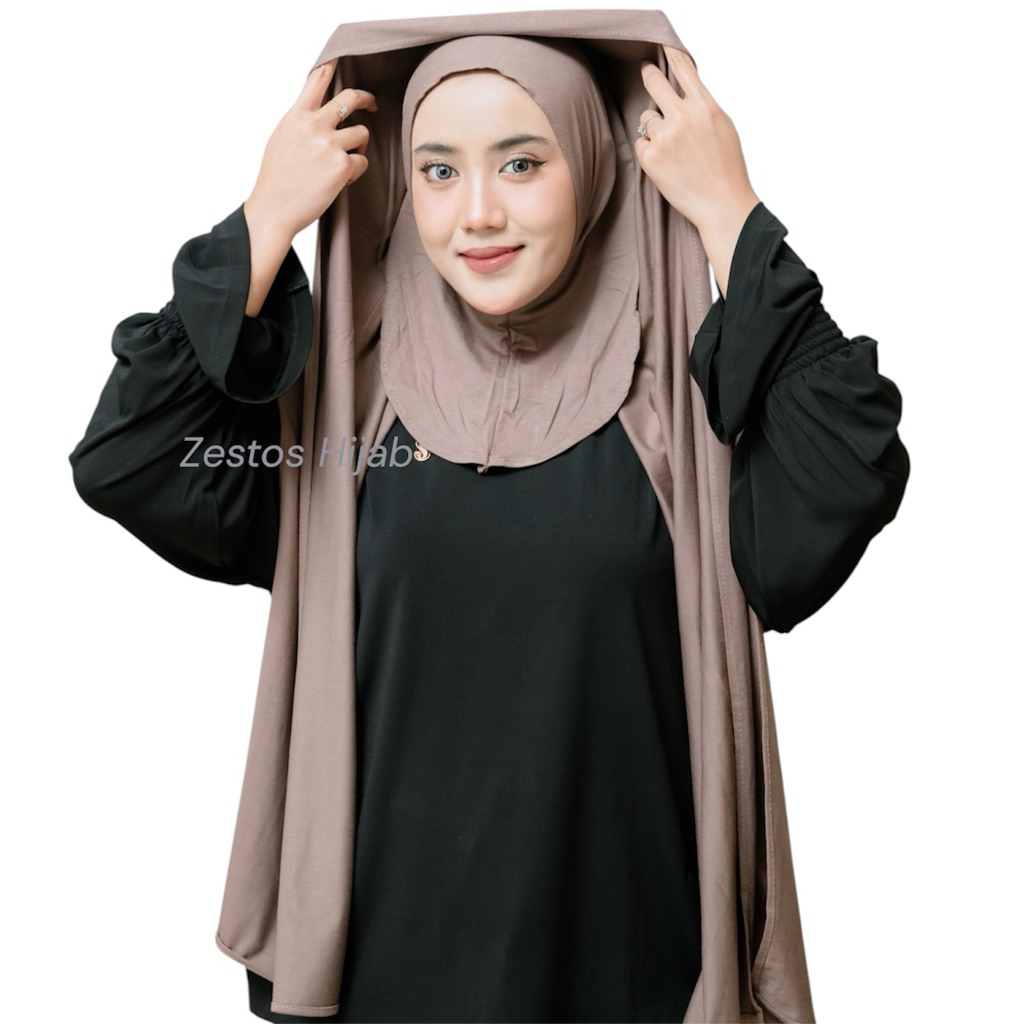 Jual PASHMINA INNER LEHER BAHAN KAOS RAYON BY ZESTOS | PASHMINA INNER ...
