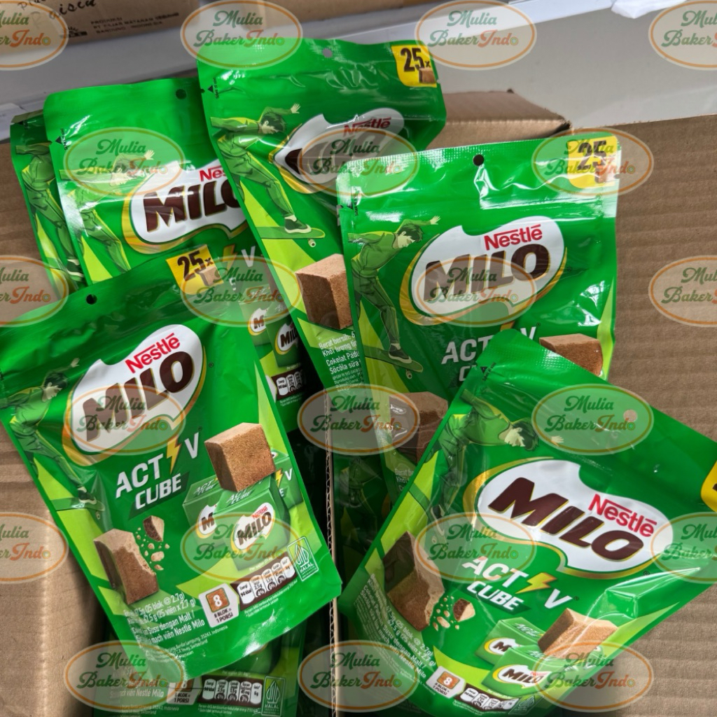 Jual Milo Active Cube 25pcs X 2,7 gram | Permen Milo Kotak | Shopee ...