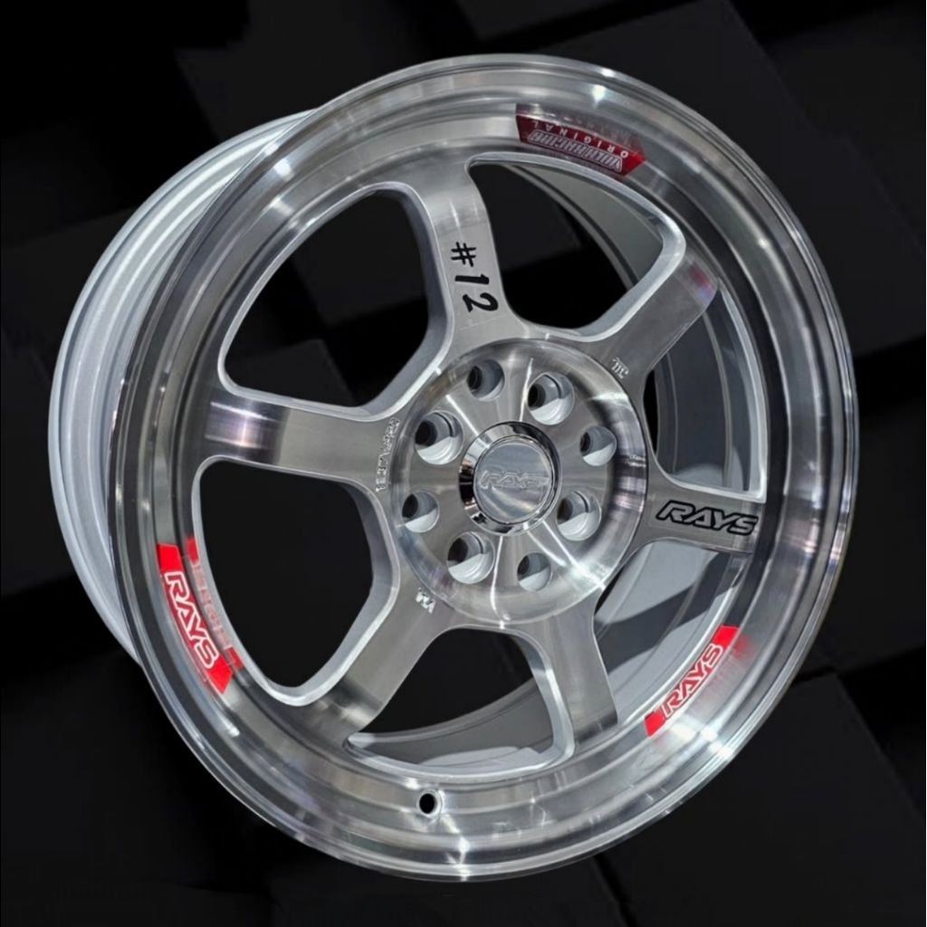 Jual velg ring 16 TE37V CELONG lebar 7 pcd 4x100 - 4x114,3 velg racing ...