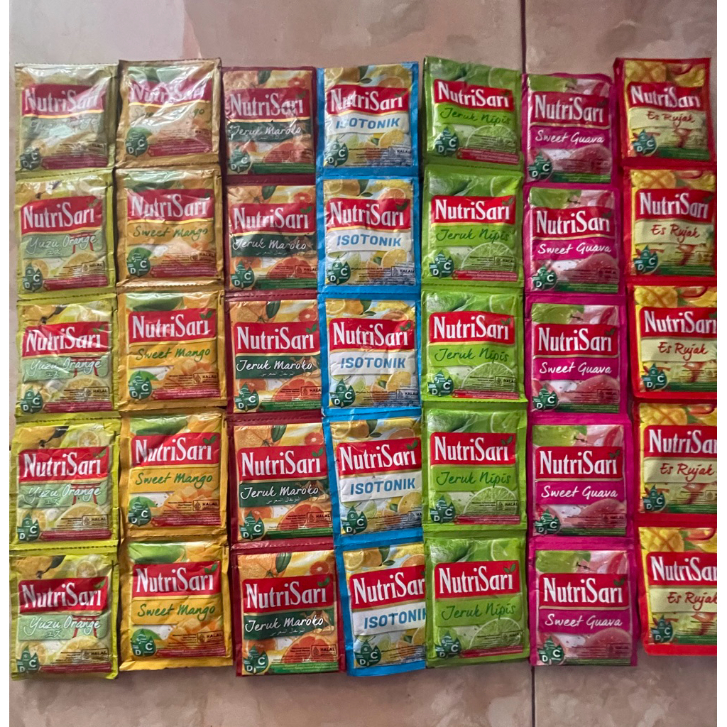 Jual NUTRISARI RENCENG 1 RENCENG 10PC | MENYEGARKAN DAN BIKIN RILEKS ...