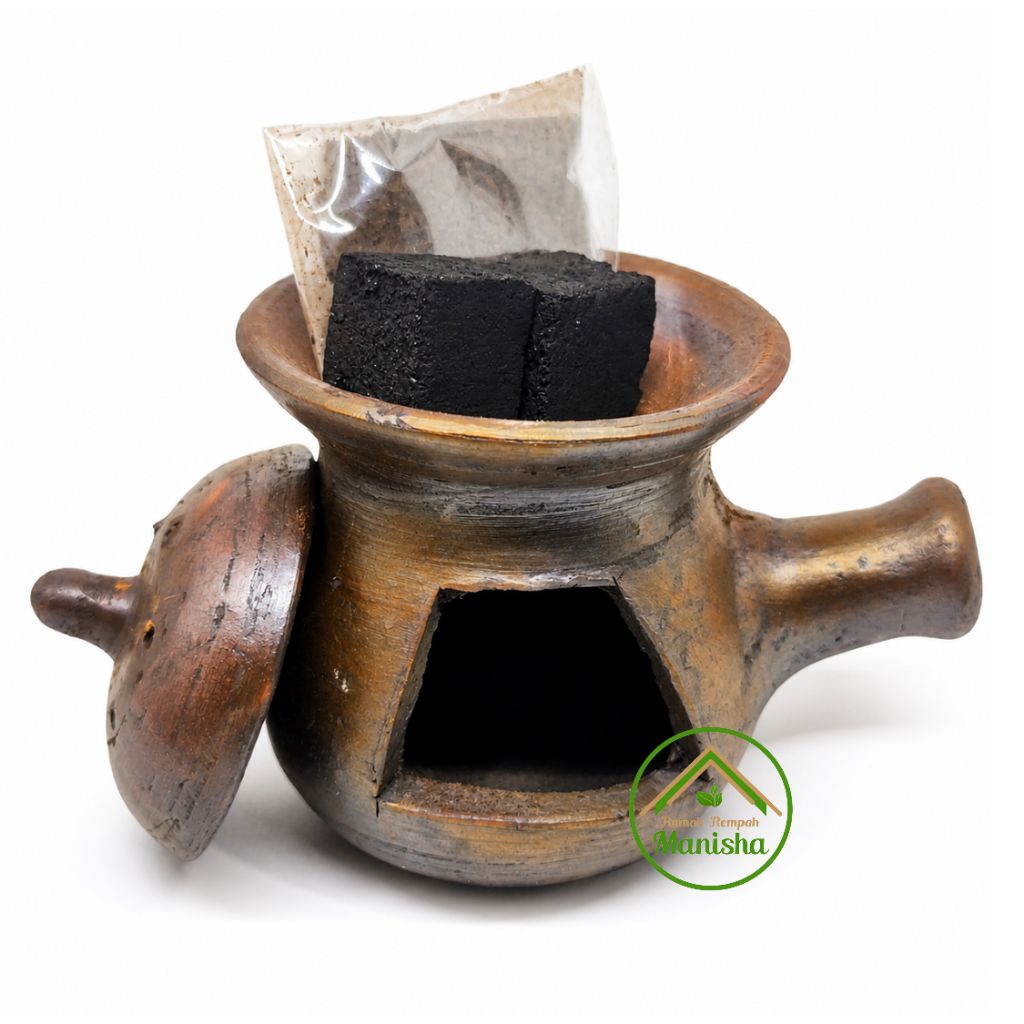 Jual Tungku Ratus Gerabah - Paket Hemat Ratus Isi Tungku - Briket ...