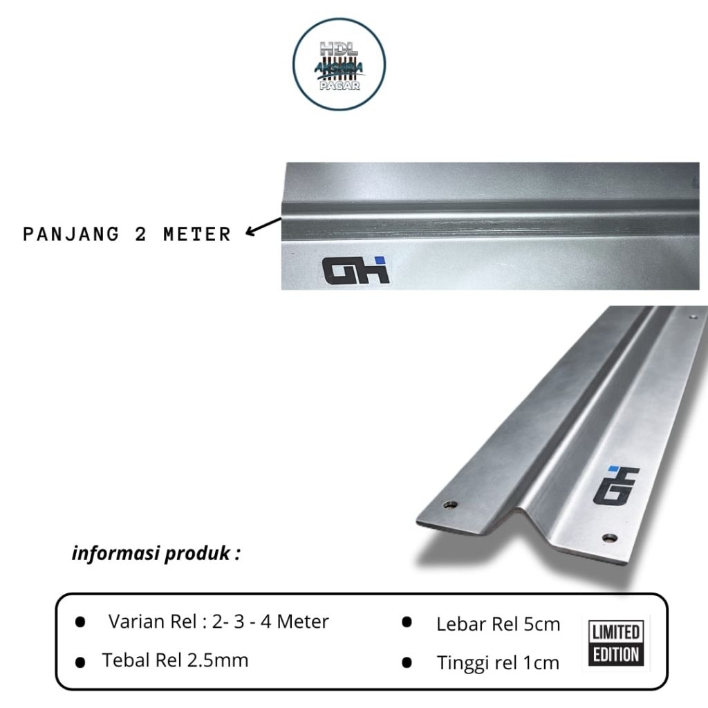 Jual (TERBARU) Rel Pintu Geser ||Rel Pagar Besi V ||Rel pagar Siku ...