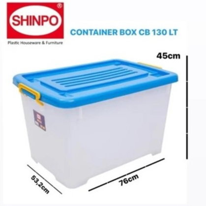 Jual SHINPO MEGA CONTAINER BOX CB 130L - SIP 116 (GOJEK/GRAB ONLY ...