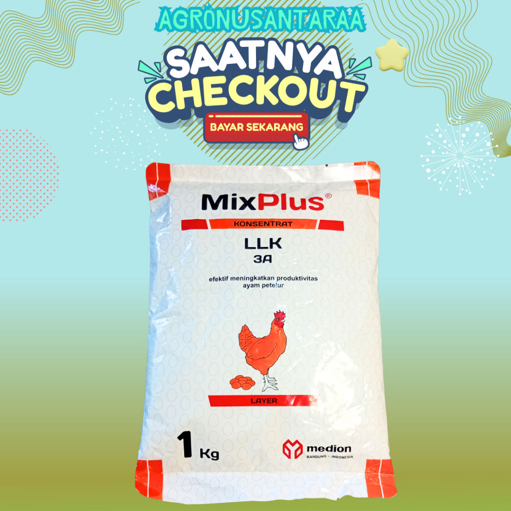 Jual MIX PLUS LLK 3A 1 KG BY MEDION - Premix Petelur Meningkatkan ...