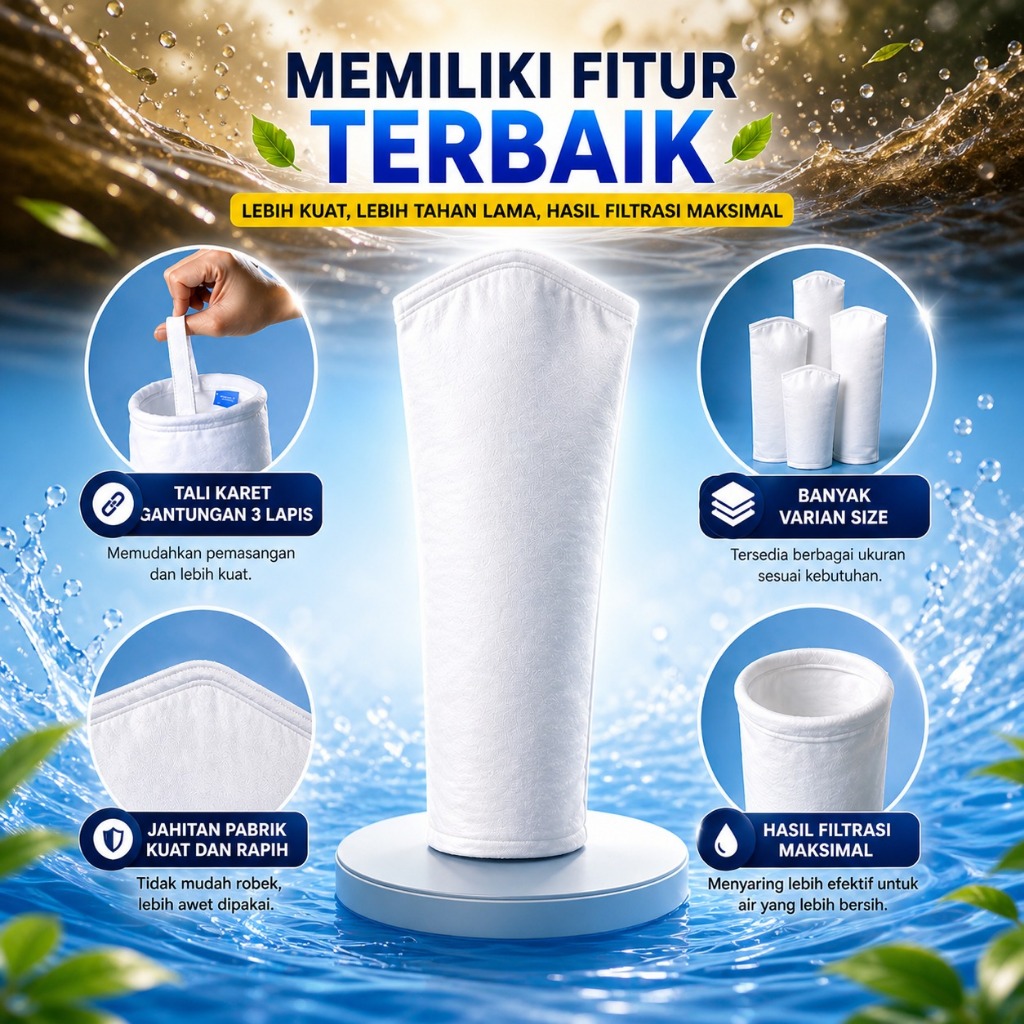 Jual Homiecraft saringan tandon filter bag penjernih air toren micron ...