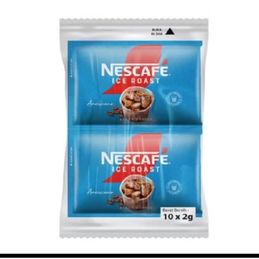 Jual Nescafe Ice Roast Americano Kemasan Sachet 2g - Larut Sempurna ...