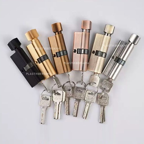 Silinder Pintu Knob Silinder Kecil Knob Putar Door Lock Cylinder 70 Mm TERMURAH