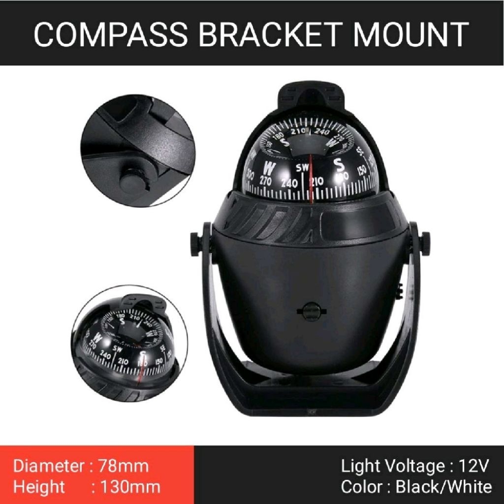 Jual Marine Compass Yatch Bracket Mount Compas Kompas Navigasi Kapal ...