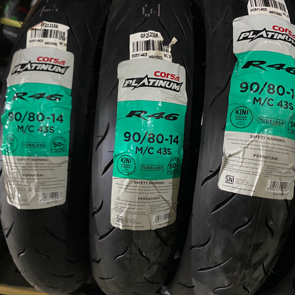 Jual Ban Motor Corsa R46 Ring 14 - Tubeless, Soft Compound, Tahan ...